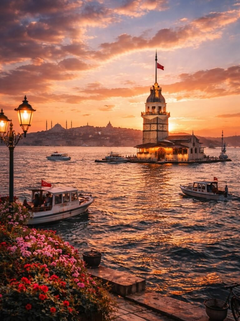 Turkey İstanbul sadece bir şehir değil, bir duygu. 🇹🇷😍🩵✨bazen denizin huzuru, bazen eski sokakların(1)