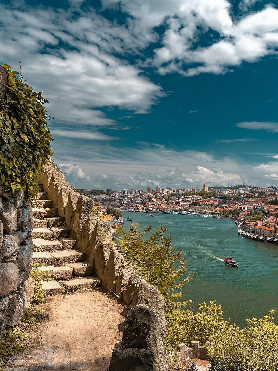 river douro, portugalone of the best viewpoints in porto is definitively from the crystal palace