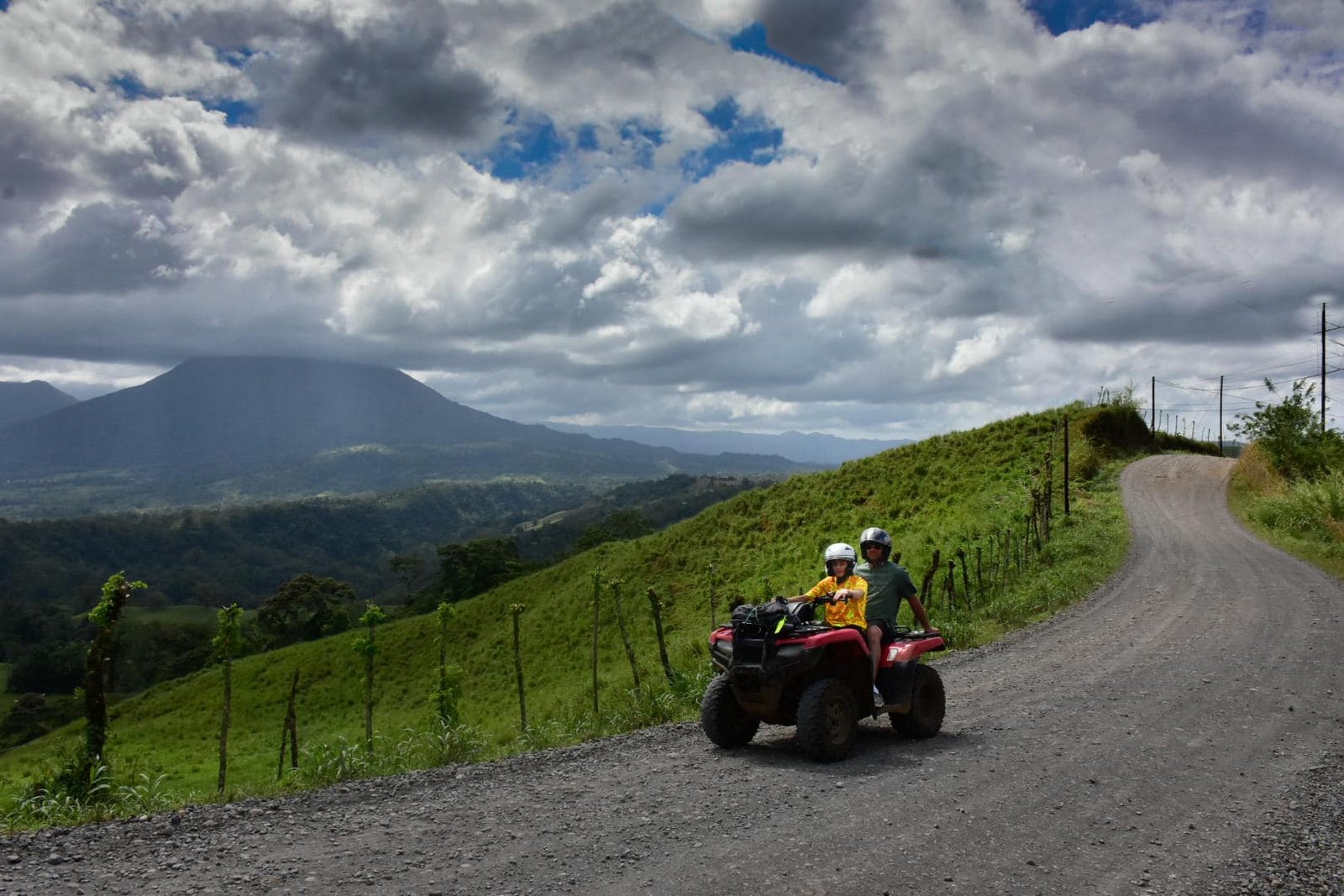 Arenal ATV tour through tropical terrain