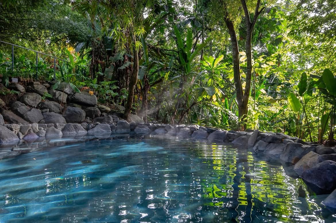 Thermal pools near Arenal Volcano
